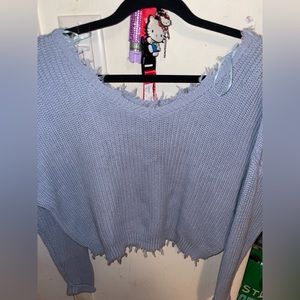 Cropped Jessica Simpson sweater